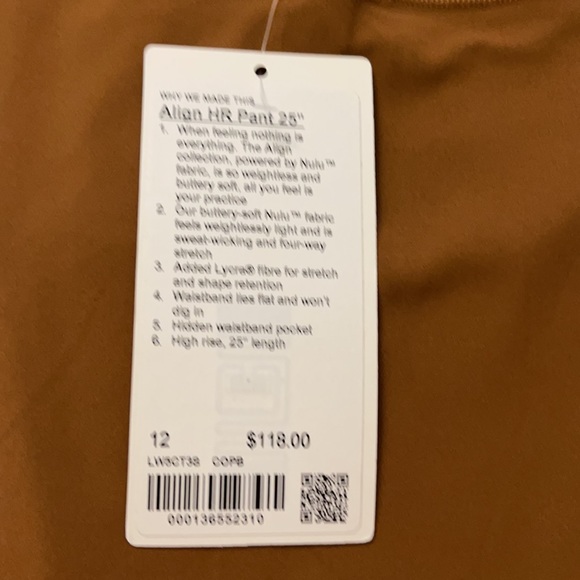 lululemon Align™ High-Rise Pant 25" - Picture 5 of 6